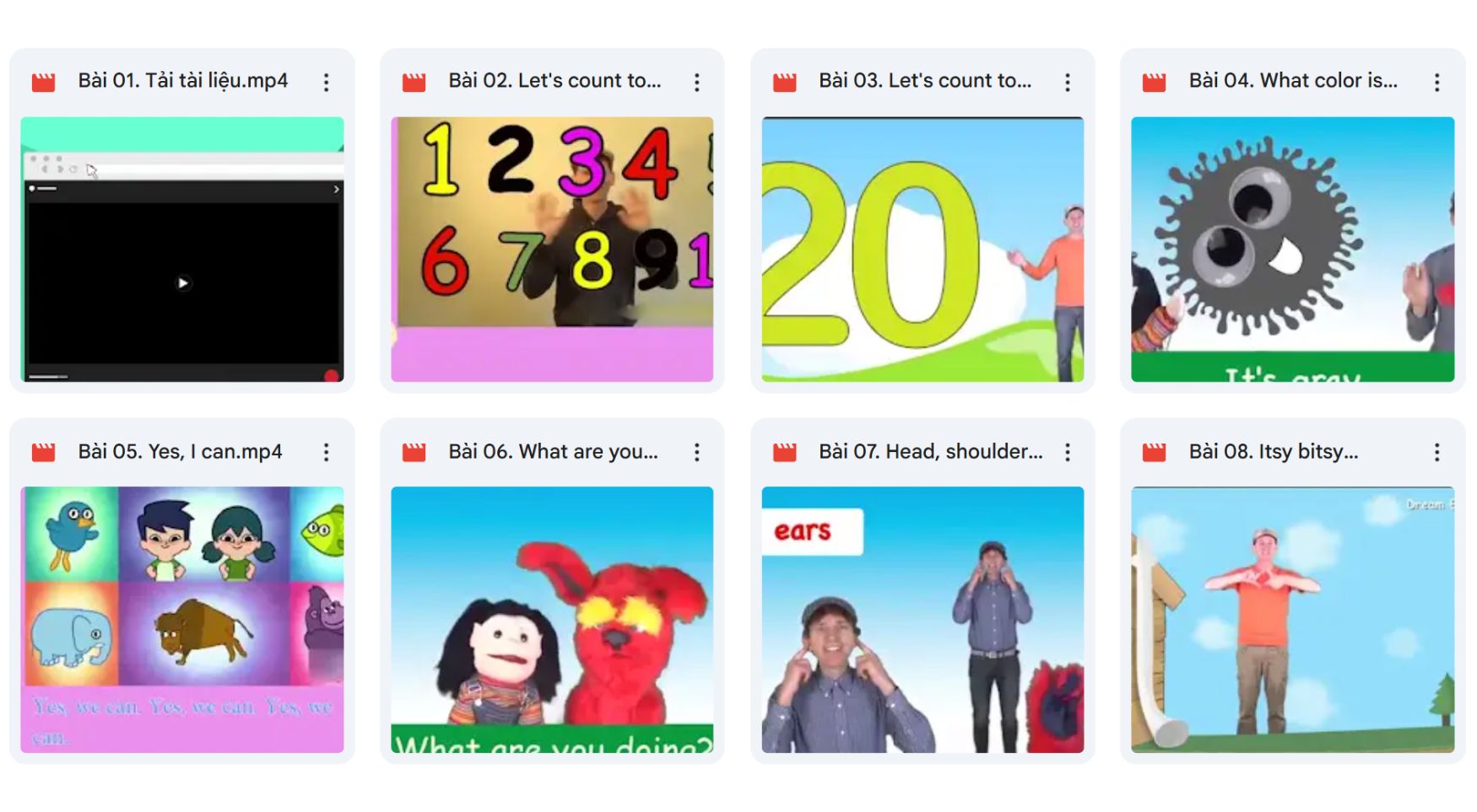 Khóa học giúp bạn học tiếng Anh nhẹ nhàng qua bài hát thiếu nhi, từ vựng và mẫu câu đơn giản.